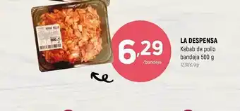 Coviran La despensa kebab de pollo oferta