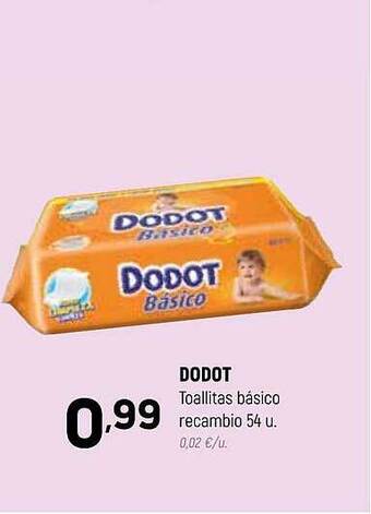 Coviran Dodot toallitas básico recambio oferta