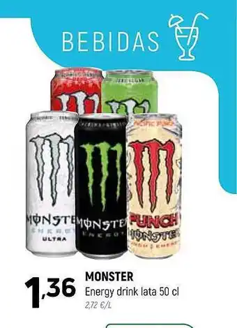 Coviran Monster energy drink lata oferta