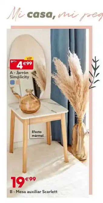 GiFi Mesa auxiliar scarlet o jarrón simplicity oferta