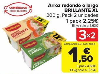 Carrefour Arroz redondo o largo brillante xl oferta