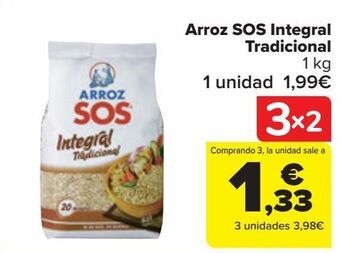 Carrefour Arroz sos integral tradicional oferta