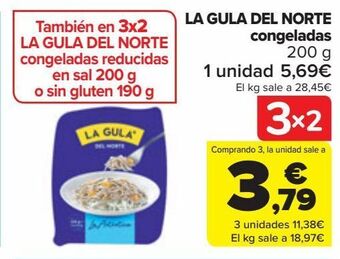 Carrefour La gula del norte congeladas oferta