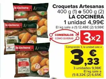 Carrefour Croquetas artesanas la cocinera oferta