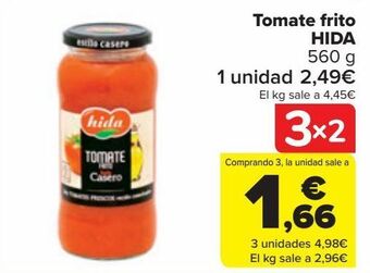 Carrefour Tomate frito hida oferta