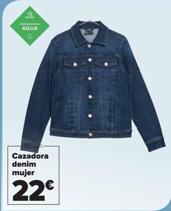 Carrefour Cazadora denim mujer oferta