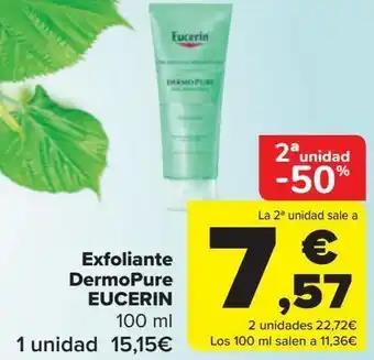 Carrefour Exfoliante dermopure eucerin oferta