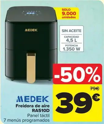 Carrefour Freidora de aire ra510d oferta