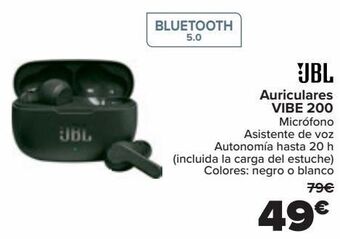Carrefour Jbl auriculares vibe 200 oferta