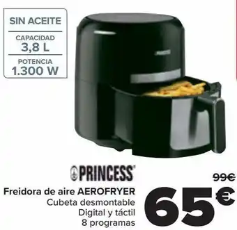 Carrefour Princess freidora de aire aerofryer oferta