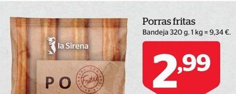 La Sirena Porras fritas oferta