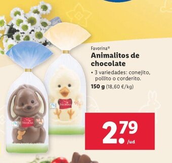 Lidl Animalitos de Chocolate oferta