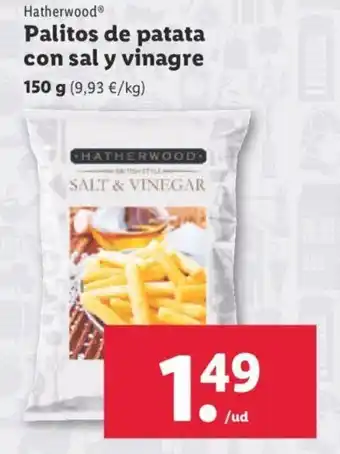 Lidl Palitos de Patata Con Sal y Vinagre oferta