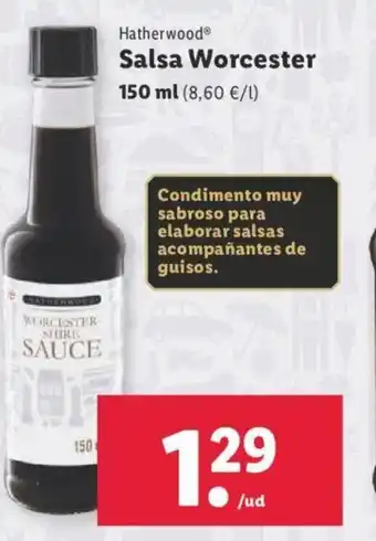 Lidl Salsa Worcester oferta