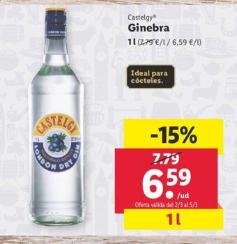 Lidl Castelgy Ginebra oferta