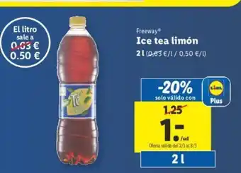 Lidl Ice Tea Limón oferta