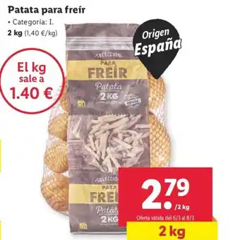 Lidl Patatas Para Freir oferta