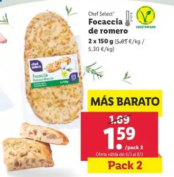 Lidl Focaccia De Romero oferta