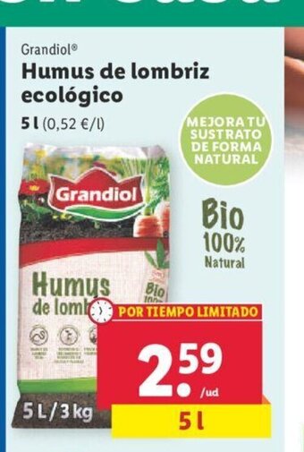 Lidl Humus De Lombriz Ecológico oferta