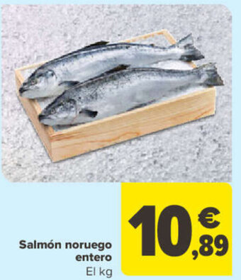 Carrefour Salmón Noruego Entero oferta