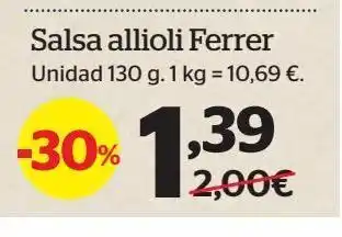 La Sirena Salsa alliolo ferrer oferta