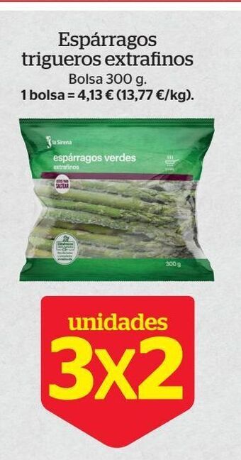 La Sirena Espárragos trigueros extrafinos oferta