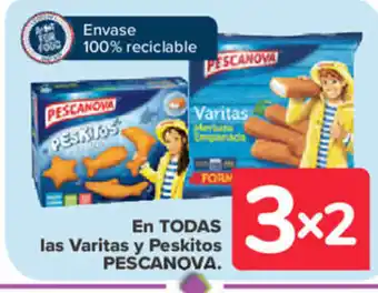 Carrefour En Todas Las varitas y Peskitos oferta