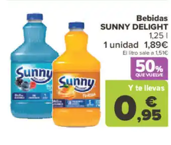 Carrefour Bebidas Sunny Delight oferta