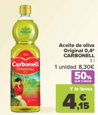 Carrefour Aceite de Oliva Original 0.4 Carbonell oferta