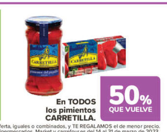 Carrefour En Todos Los Pimientos Carretilla oferta