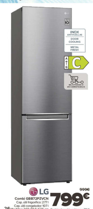 Carrefour Combi GBB72PZVCN oferta