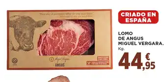 Hipercor Lomo De Angus Miguel Vergara oferta