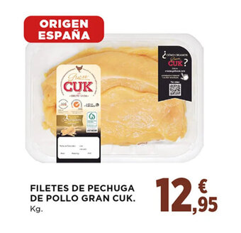 Hipercor Filetes De Pechuga De Pollo Gran Cuk oferta