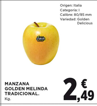 Hipercor Manzana Golden Melinda Tradicional oferta