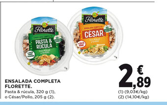 Hipercor Ensalada Completa Florette oferta