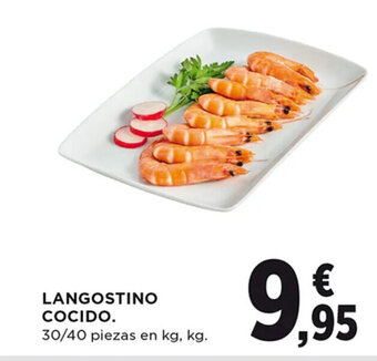Hipercor Langostino Cocido oferta
