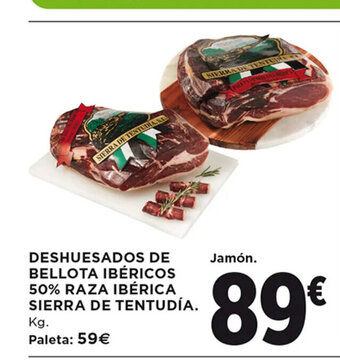 Hipercor Deshuesados De Bellota Ibéricos 50% Raza Ibérica Sierra De Tentudia oferta