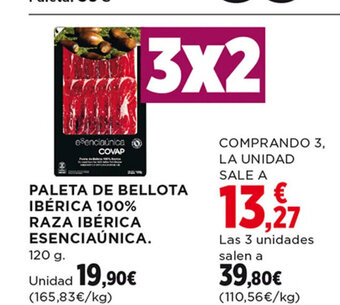 Hipercor Paleta De Bellota Ibérica 100% Raza Ibérica Esenciaunica oferta