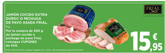 Hipercor Jamón Cocido Extra Duroc o Pechuga De Pavo Asada Frial oferta