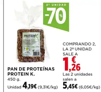 Hipercor Pan de Proteínas Protein K oferta