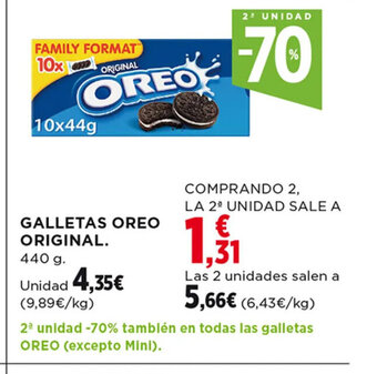 Hipercor Galletas Oreo Original oferta