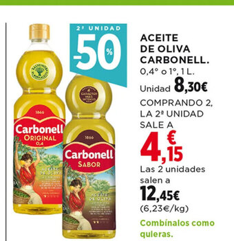 Hipercor Aceite de Oliva Carbonell oferta
