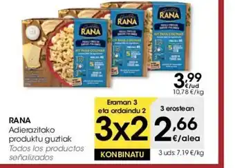 Eroski Rana Adierazitako produkto guztiak oferta