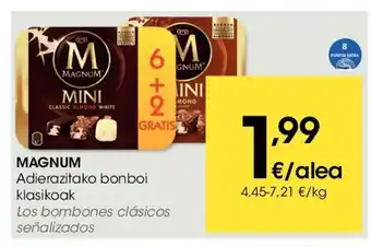 Eroski Magnum Adierazitako bonboi klasikoak oferta