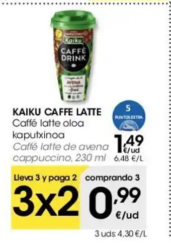 Eroski Kaiku Caffe Latte 230ml oferta