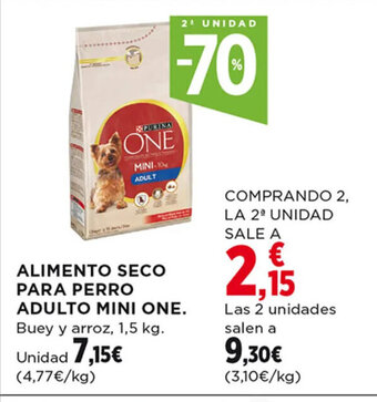 Hipercor Alimento Seco Para Perro Adulto Mini One oferta