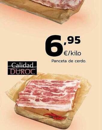 Supermercados Lupa Panceta de cerdo oferta