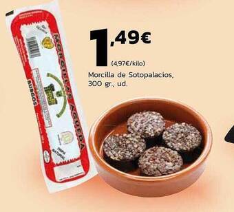 Supermercados Lupa Morcilla de sotopalacios oferta