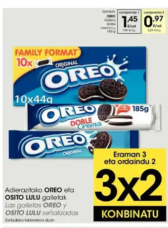 Eroski Oreo, Osito Lulu oferta