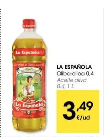 Eroski La Española Oliba-olioa 0,4 oferta